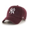 47BRAND CLEAN CAP Yankees DarkMaroon ヤンキース キャップ ダークマルーン
