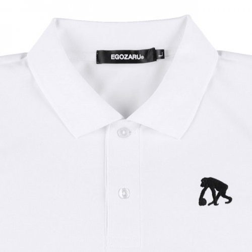 EGOZARU(エゴザル) One Point Logo Polo(ワンポイントロゴポロシャツ)