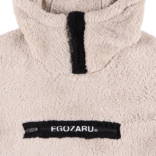 EGOZARU(エゴザル) Hoodie Fleece Jacket(フーディフリースジャケット/パーカ/ボアジャケット)