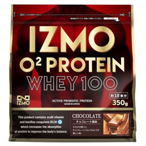 【生きた乳酸菌BC-30配合!日本人のためのプロテイン!!】IZMO(イズモ) O2 Protein Whey100(O2プロテイン・ホーエイ100)　350g(約18食分)/チョコレート