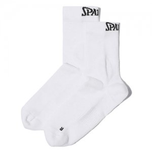 SPALDING(スポルティング) Compression Short Socks(コンプレッションショートソックス/機能ソックス/靴下)　白