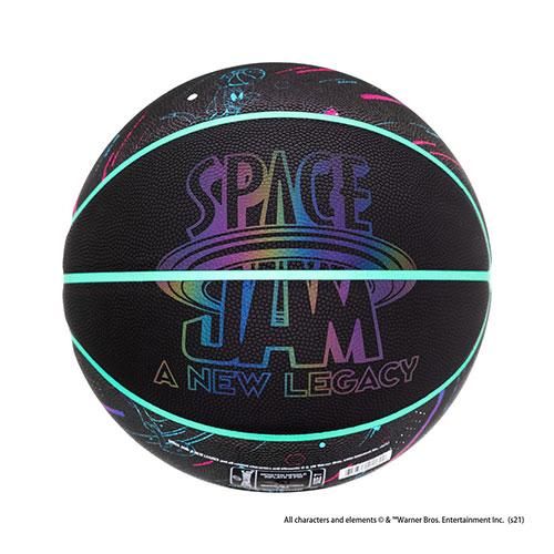 Spalding スポルディング Space Jam New Legacy Black Ball スペースジャム2ブラック合成皮革ボール