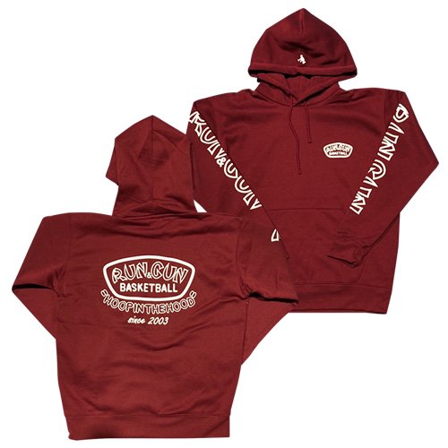 HITH(フープインザフッド/ヒス) RUNGUN BURGUNDY NATION Pullover  Hoody(ランガンバーガンディネイションプルオーバーフーディー)