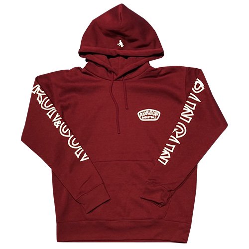 HITH(フープインザフッド/ヒス) RUNGUN BURGUNDY NATION Pullover