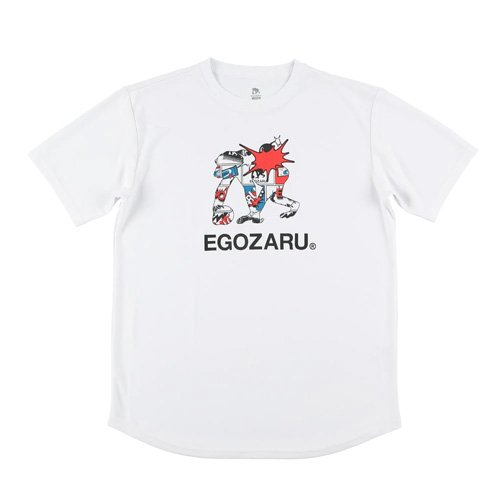 EGOZARU(エゴザル) Amecomi Logo Tee(アメコミロゴTシャツ)