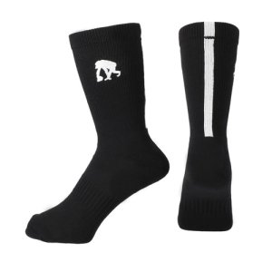 EGOZARU(エゴザル) Line Socks(ラインソックス/靴下) 　黒/白
