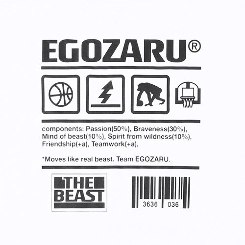 EGOZARU(エゴザル) Icons Tee(アイコンズTシャツ)