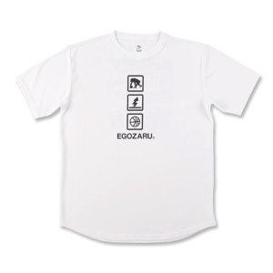 EGOZARU(エゴザル) Icons Tee(アイコンズTシャツ)　白