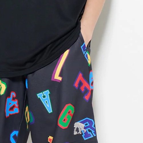 EGZARU(エゴザル) Monogram Short Pant(モノグラムショートパンツ