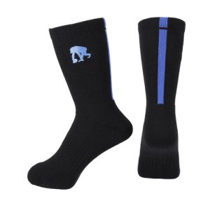 EGOZARU(エゴザル) Line Socks(ラインソックス/靴下) 　黒/ブルー
