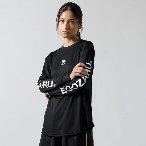 EGOZARU(エゴザル) Sleeve Logo Long Tee(スリーブロゴロングＴ