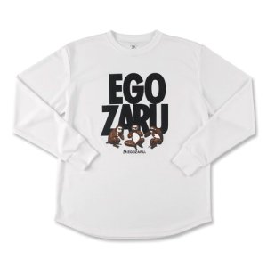 EGOZARU(エゴザル) 3Zarus Logo Long Tee(3ザルロングＴシャツ/ロンT)　白