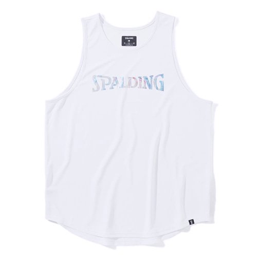 SPALDING(スポルディング) Hologram Wardmark Tanktop(ホログラムワードマークタンクトップ)