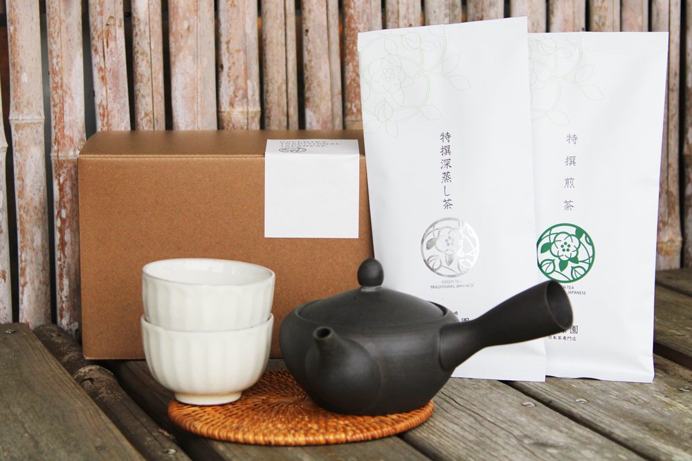 日本茶スターターセット,急須,湯呑み,茶器,日本茶,新緑園,美味しい