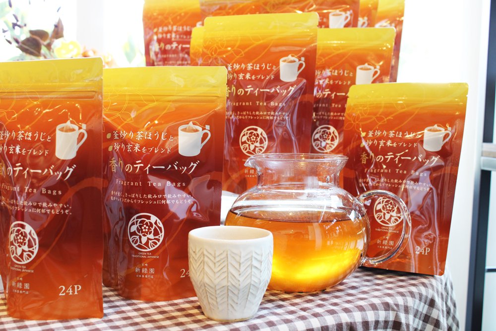 香りのティーバッグ,お湯出し兼用,新緑園,煎茶,日本茶,宮崎茶,美味しい