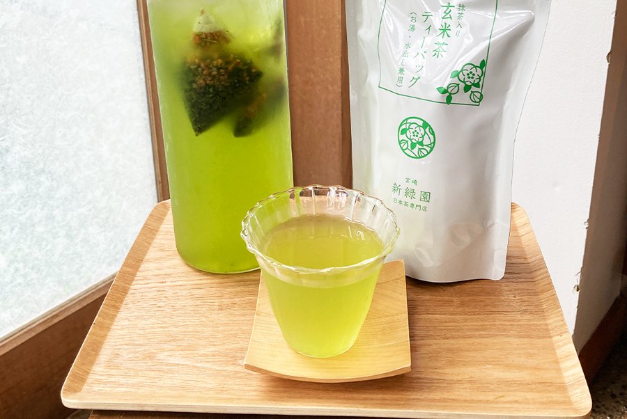 玄米茶ティーバッグ,日本茶,宮崎茶,新緑園,美味しいお茶