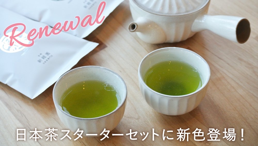 日本茶スターターセット,茶器,陶器,急須,湯呑み,日本茶ギフト,日本茶,緑茶