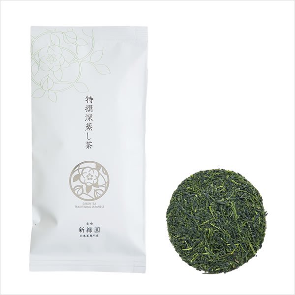 【ネコポス】人気の上級茶３本セット(極上煎茶・特撰深蒸し・特撰煎茶)：新緑園のお茶