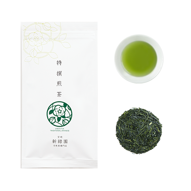 【ネコポス】人気の上級茶３本セット(極上煎茶・特撰深蒸し・特撰煎茶)：新緑園のお茶