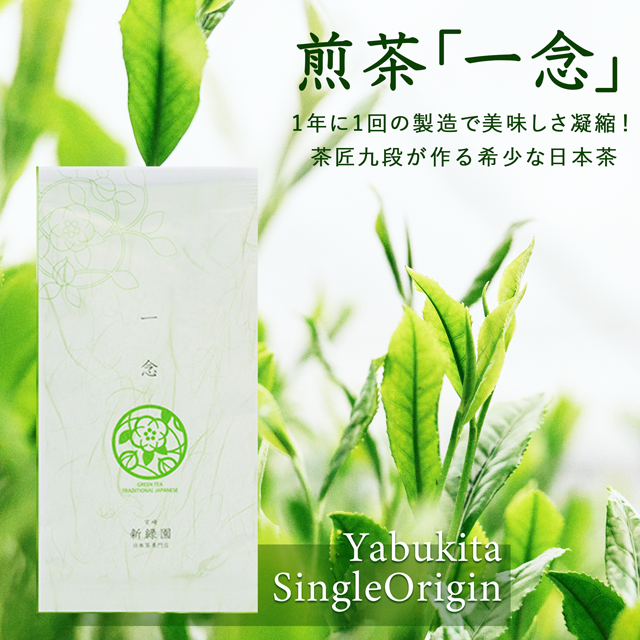 【再販】煎茶「一念」／100g：新緑園のお茶