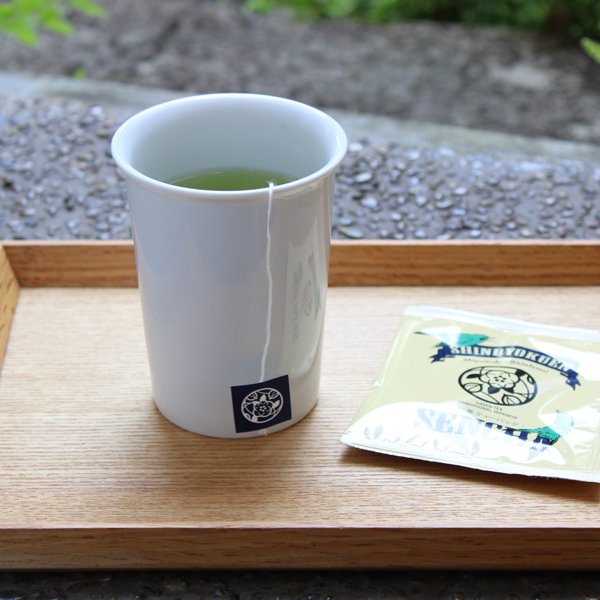 ミニ茶箱「空飛ぶお茶」煎茶ティーバッグ（個包装15p入）：新緑園のお茶