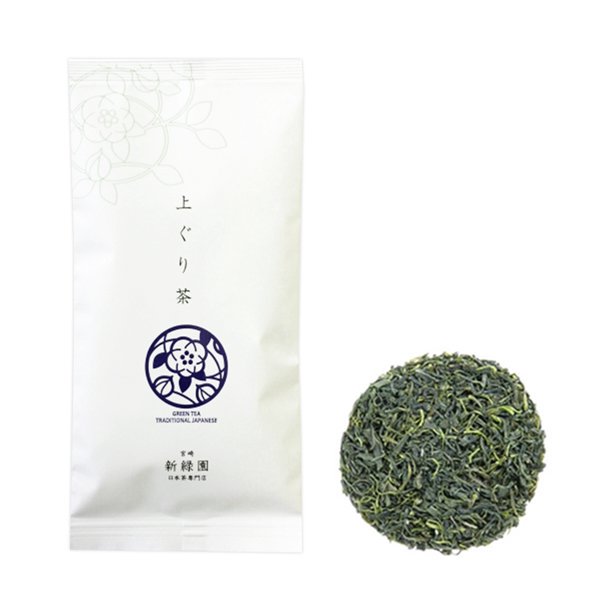 【SGS25】上煎茶100g　上ぐり茶100g　特撰白折茶100g：新緑園のお茶