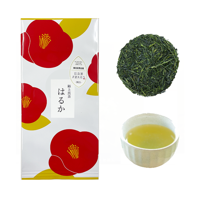 【ネコポス】日本茶AWARD2023 受賞記念セット (まれもの,極上煎茶はるか,特撰深蒸し茶）※数量限定：新緑園のお茶
