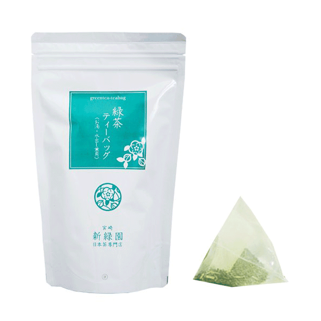 【TB】緑茶ティーバッグ(5g×20p)【TP5】（お湯・水出し兼用）