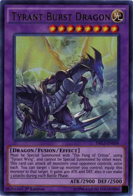 英語版 Tyrant Burst Dragon タイラント バースト ドラゴン トレカ通販 遊戯王通販 販売のdrawstage ドローステージ