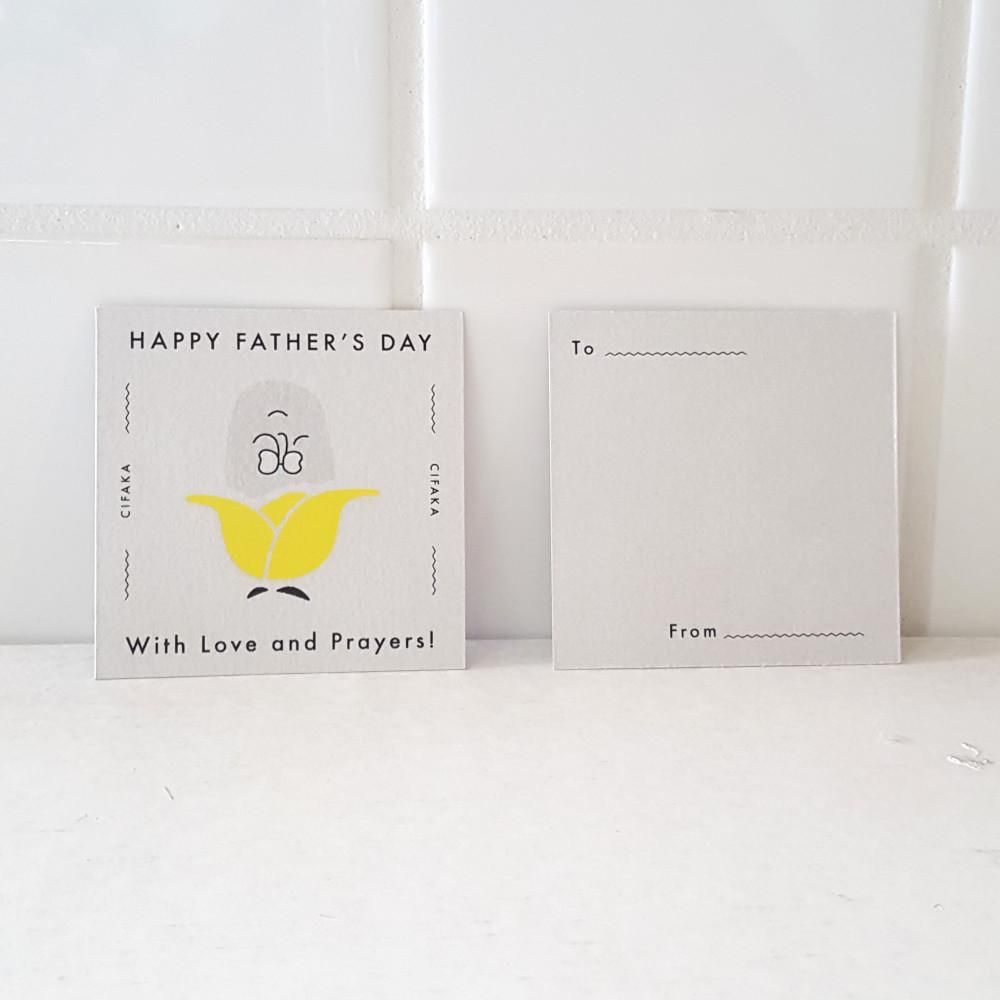 仲間になってくれてありがとう ロイ神父からのメッセージ オリジナルメッセージカード『HAPPY FATHER'S DAY』（無料