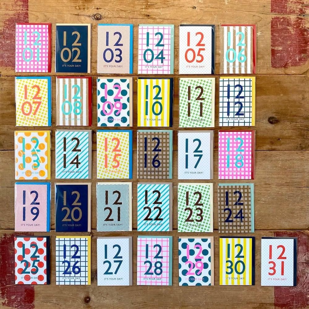 サンプルカード 365 Find Your Day - December 12月- CS online store - 岡山の