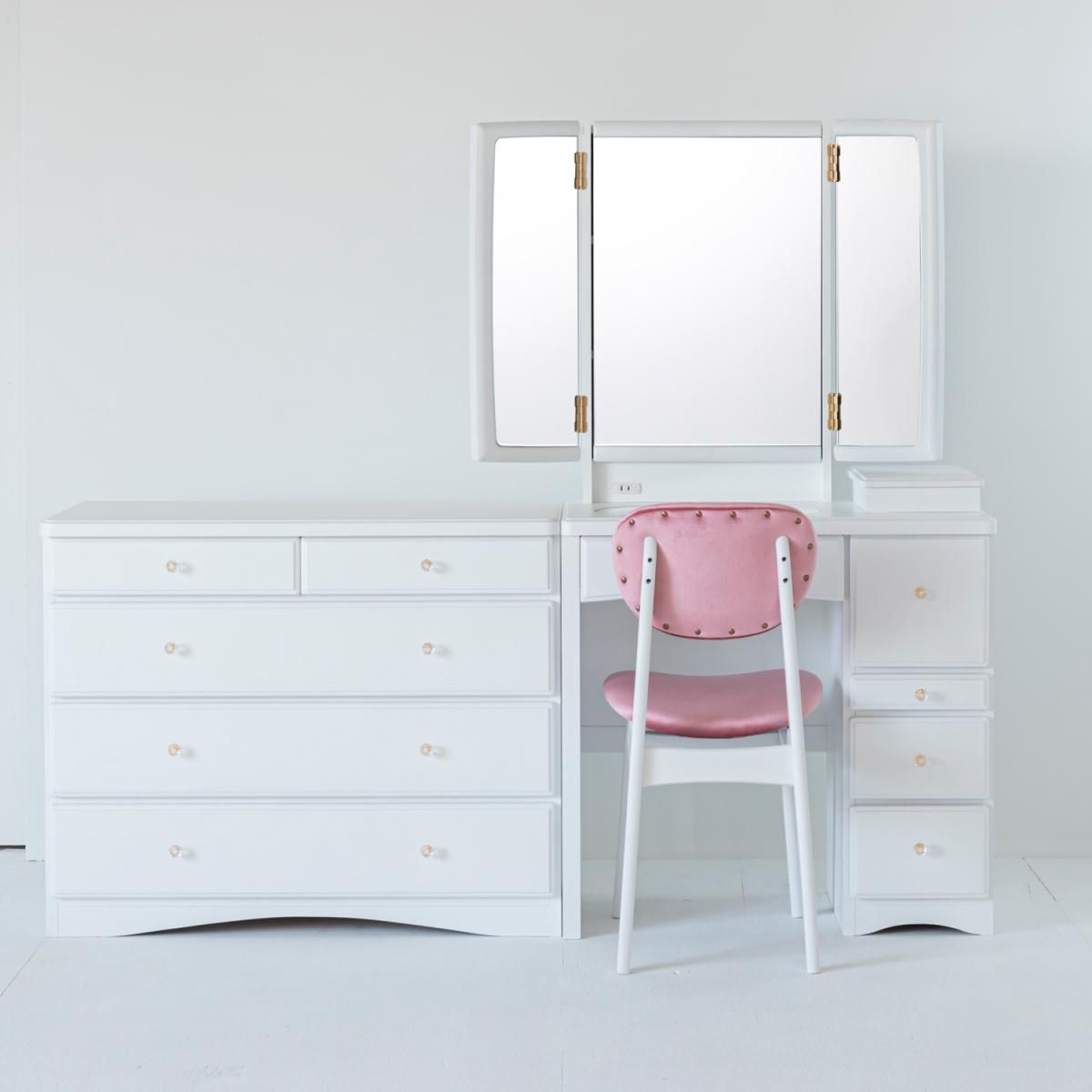 アンファン ドレッサー レア 鏡付 カントリー