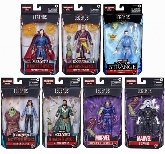 Marvel Legends Dr. Strange Multiverse of Madness set of 7