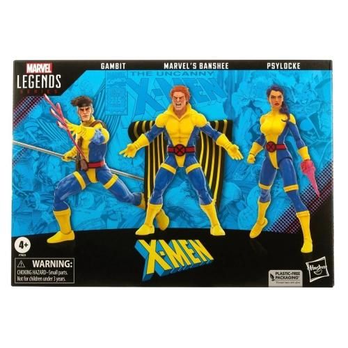 マーベルレジェンド X-MEN 3パック サイロック ガンビット バンシー マーベルレジェンド X-MEN 60周年シリーズ ガンビット&バンシー