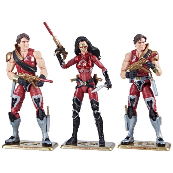 G.I. Joe Classified 82 Crimson Strike Team: Baroness, Tomax, & Xamot. - TF  系 TOY 専門店【MOON BASE】 ムーンベース トランスフォーマー　通信販売