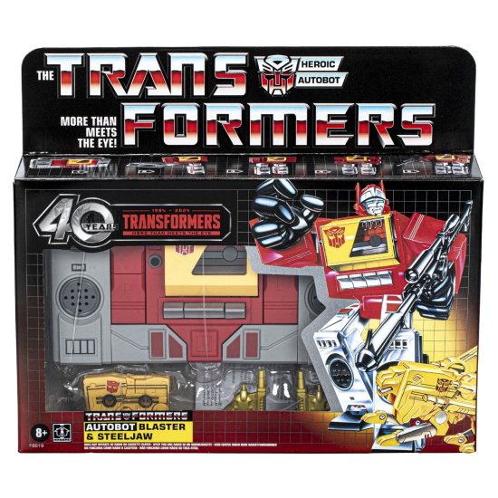 Transformers Retro 40TH Anniversary Autobot Blaster And Steeljaw. - 【MOON  BASE】 ムーンベース 通信販売