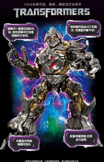 Blokees Transformers 10 Movie 1 Megatron Model Kit. - 【MOON BASE】 ムーンベース  通信販売