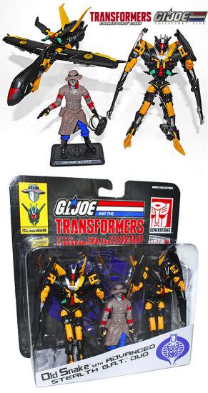 2015 Transformers Club/G.I. Joe Club Crossover Exclusive OLD SNAKE & STEALTH  B.A.T.s - 【MOON BASE】 ムーンベース 通信販売