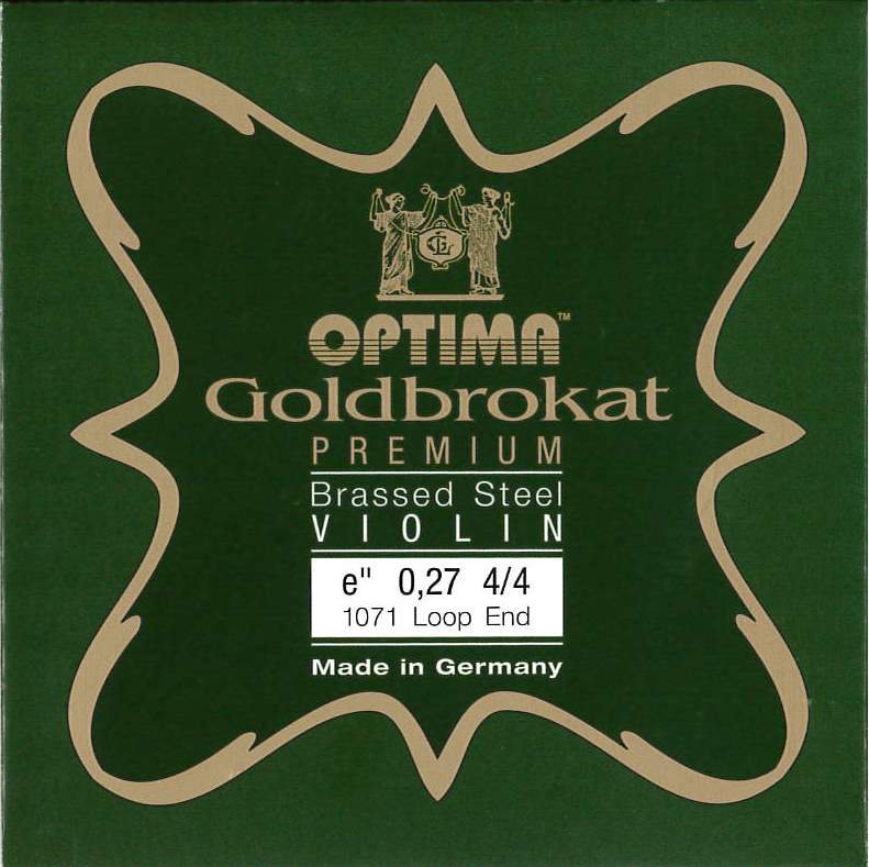 Violin 【Goldbrokat Premium】 E線 (0.27) ブラススチール - I Love Strings. |  国内最大級クラシック弦の通販