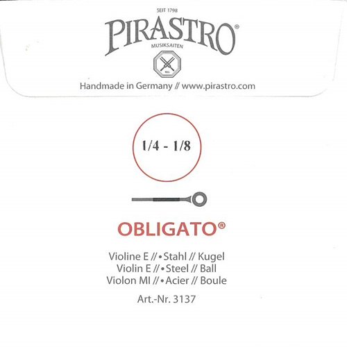 Violin1/4-1/8 【Obligato】オブリガート-Pirastro- - I Love Strings 