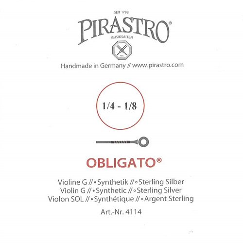 Violin1/4-1/8 【Obligato】オブリガート-Pirastro- - I Love Strings 