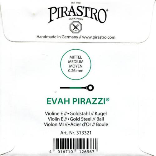 Violin 【Evah Pirazzi】 E線 (ゴールドスチール・0.26) - I Love Strings. | 国内最大級クラシック弦の通販