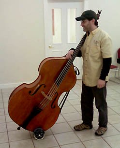 ベースバギー コントラバス キャリーホビー・楽器・アート