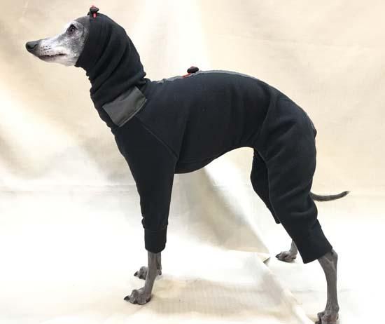 grindog グラインドッグ　スノースーツ 即納品可】スノースーツ（ブラック） - イタグレ(イタリアングレー