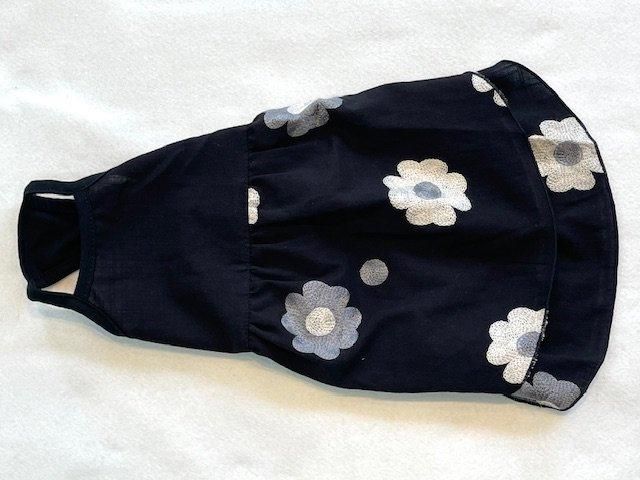 刺繍ティアードワンピース（ブラック） - イタグレ(イタリアン