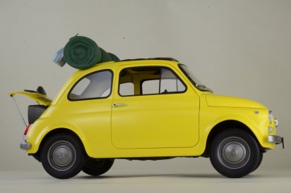 1/24　FIAT500、ルパン三世、次元　完成品