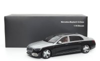 820120 Mercedes-Maybach S-Class - 2021 - Hightech Silver/Obsidian Black 1/18