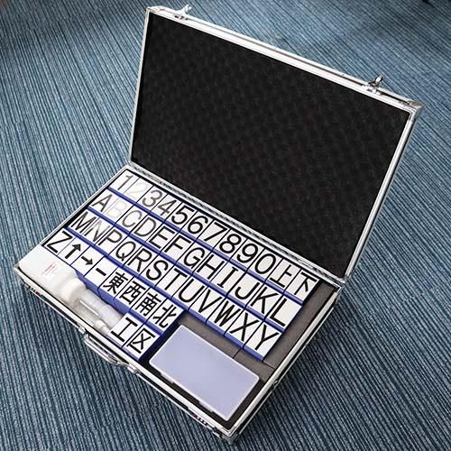 Amazon.co.jp: 丸和貿易 ウッドボックススタンプ ナンバー L