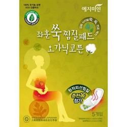 礼知美人 イェジミイン よもぎ 温座 パット オーガニックコットン 5個入 韓国コスメのソウルホリック 通販