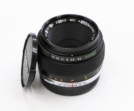ズイコー MC オートマクロ 50mm F3.5 (フィルムOMシステム用) - カメラ